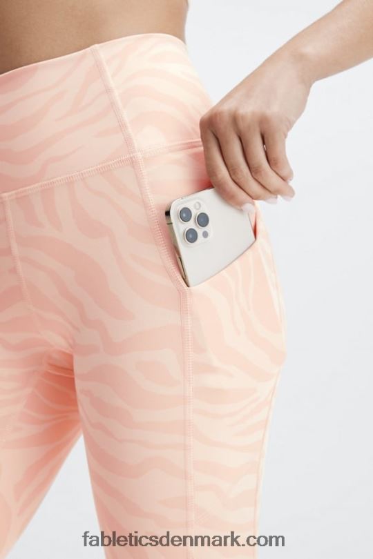 Fabletics Kvinder oasis pureluxe højtaljet legging 70 PNX2T912 sand zebraslag