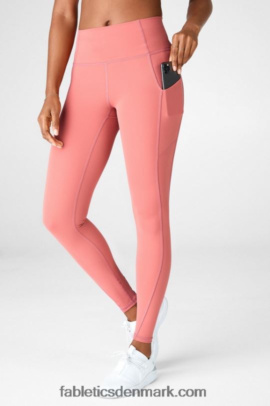 Fabletics Kvinder oasis pureluxe højtaljet legging 72 PNX2T922 støvet cedertræ