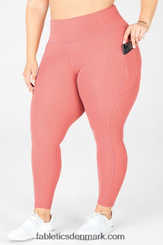 Fabletics Kvinder oasis pureluxe højtaljet legging 72 PNX2T923 støvet cedertræ