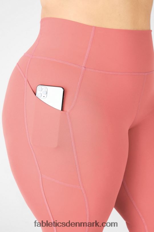 Fabletics Kvinder oasis pureluxe højtaljet legging 72 PNX2T923 støvet cedertræ