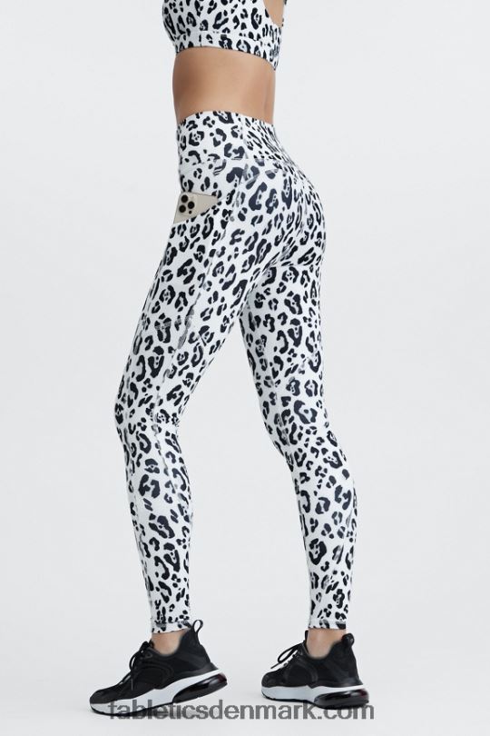 Fabletics Kvinder oasis pureluxe højtaljet legging 83 PNX2T1182 sne leopard
