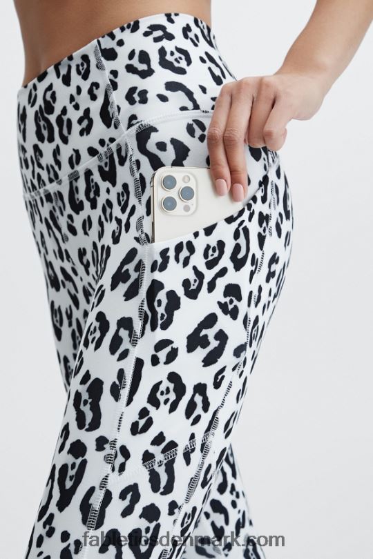 Fabletics Kvinder oasis pureluxe højtaljet legging 83 PNX2T1182 sne leopard