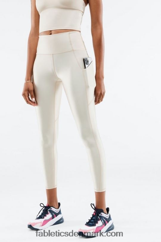 Fabletics Kvinder oasis pureluxe højtaljet shine 7/8 legging PNX2T898 grå tåge skinne