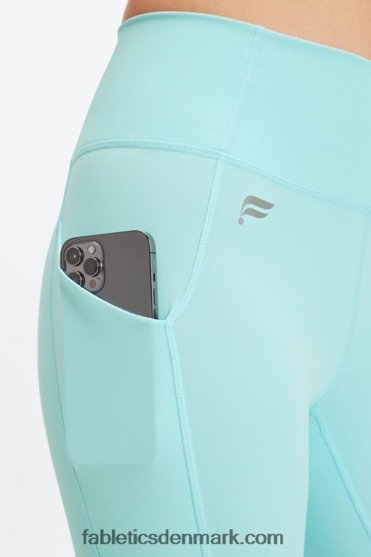 Fabletics Kvinder oasis pureluxe højtaljet twist 7/8 legging PNX2T1137 krystal bølge