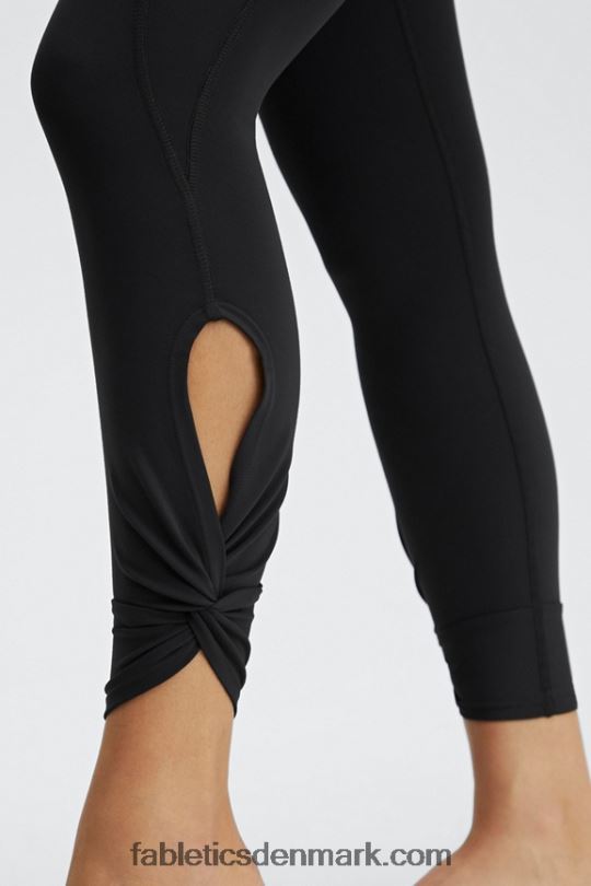 Fabletics Kvinder oasis pureluxe højtaljet twist 7/8 legging PNX2T1139 sort