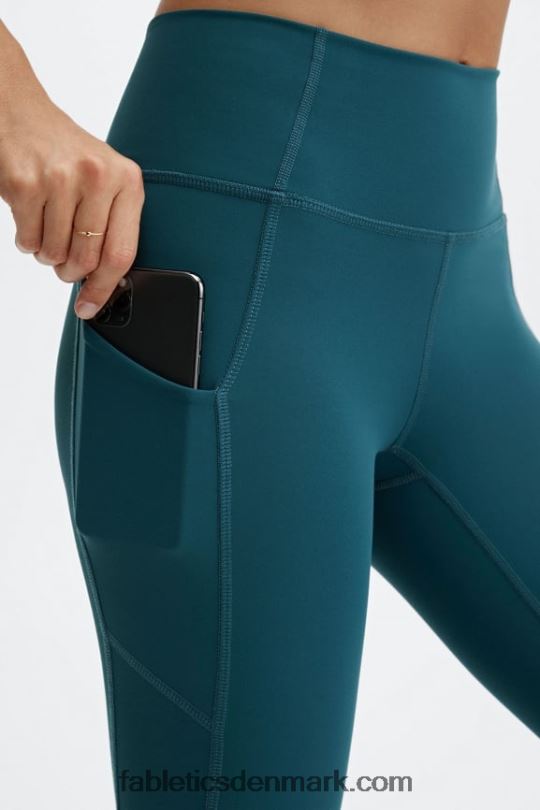 Fabletics Kvinder oasis pureluxe højtaljet twist 7/8 legging PNX2T1143 midnatsbølge
