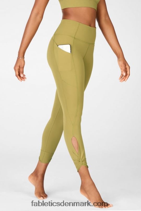 Fabletics Kvinder oasis pureluxe højtaljet twist 7/8 legging PNX2T1144 timian