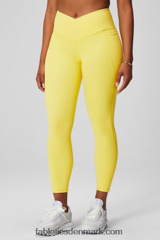 Fabletics Kvinder oasis pureluxe hw crossover 7/8 legging PNX2T929 solskinsdag