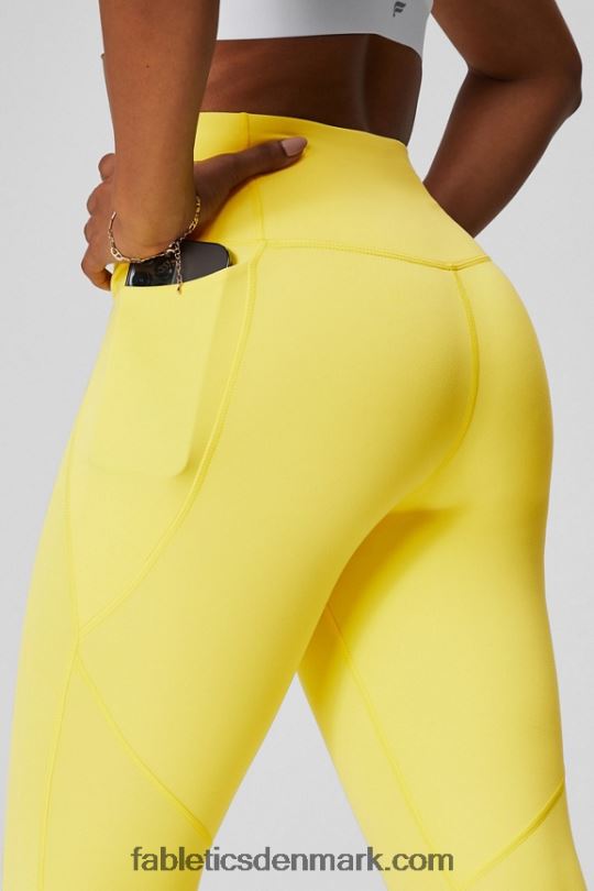 Fabletics Kvinder oasis pureluxe hw crossover 7/8 legging PNX2T929 solskinsdag