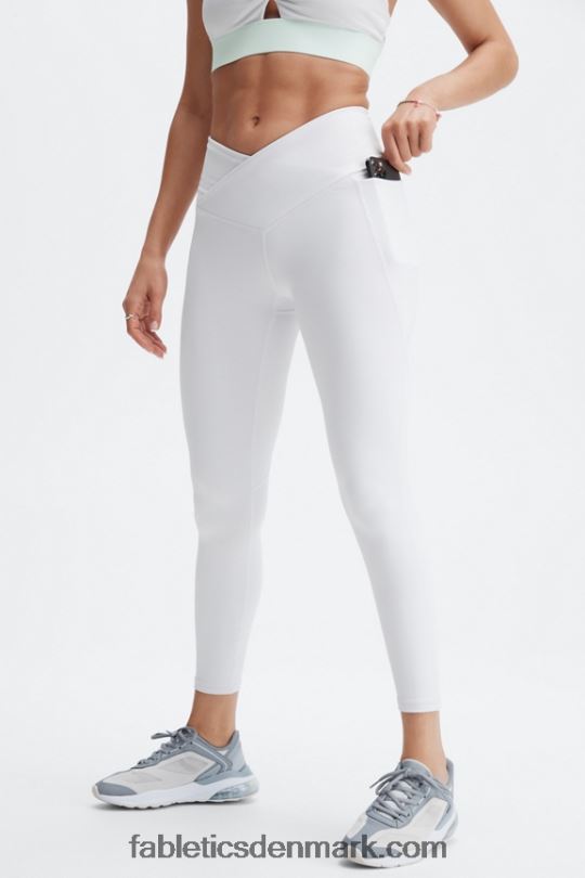 Fabletics Kvinder oasis pureluxe hw crossover 7/8 legging PNX2T933 blød grå