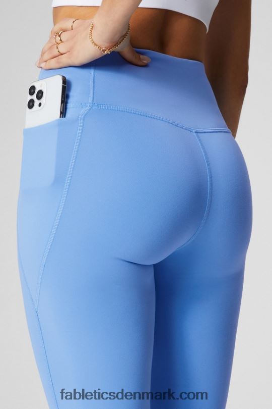 Fabletics Kvinder oasis pureluxe hw crossover 7/8 legging PNX2T947 surf blå