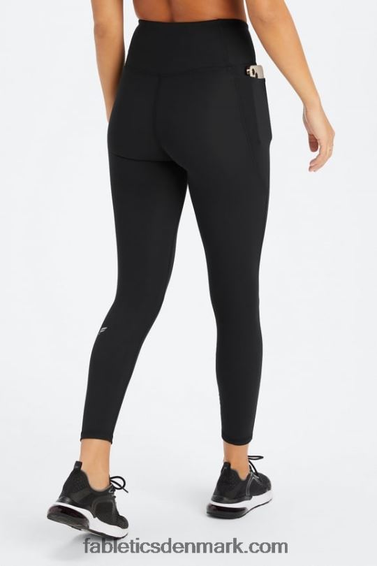 Fabletics Kvinder oasis pureluxe hw crossover 7/8 legging PNX2T948 sort