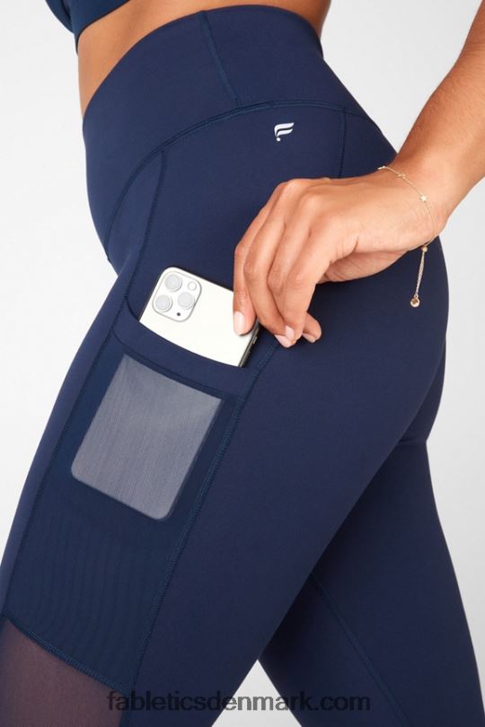 Fabletics Kvinder on-the-go powerhold højtaljet legging 44 PNX2T764 ben/klassisk grå lyng