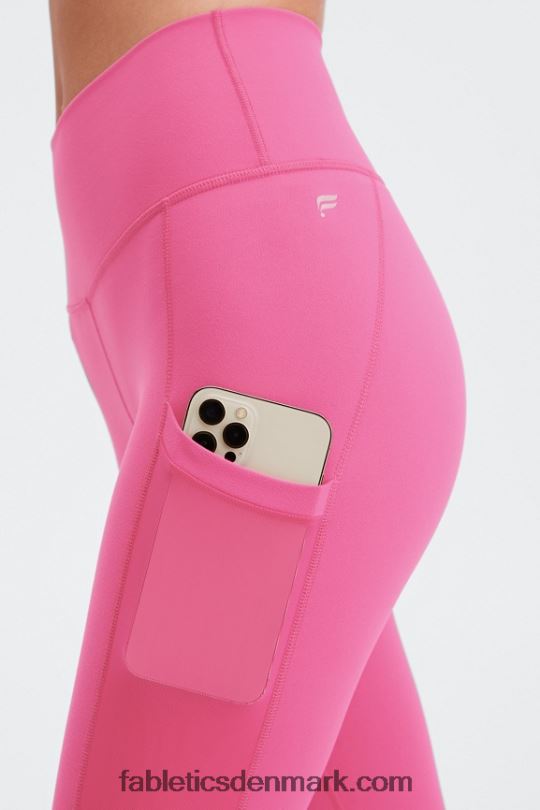 Fabletics Kvinder powerhold højtaljet capri 45 på farten PNX2T769 sort/gløgg tip