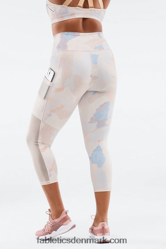 Fabletics Kvinder powerhold højtaljet capri 45 på farten PNX2T770 tørt