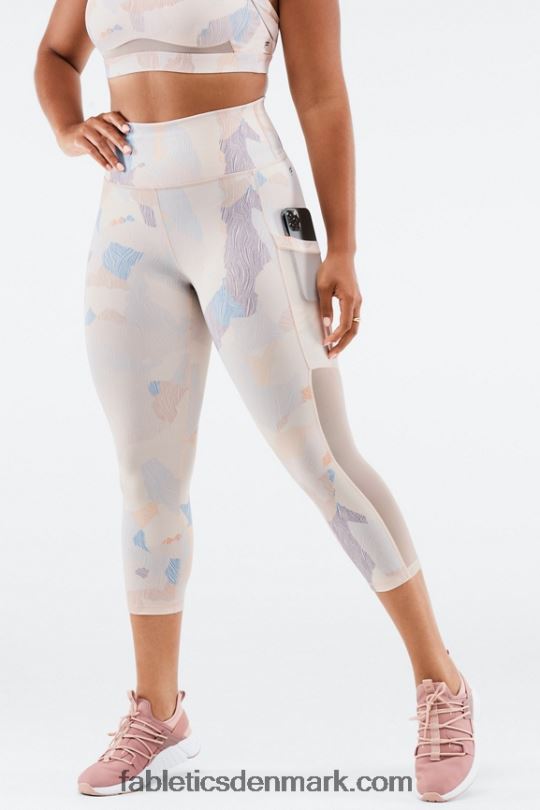 Fabletics Kvinder powerhold højtaljet capri 45 på farten PNX2T770 tørt
