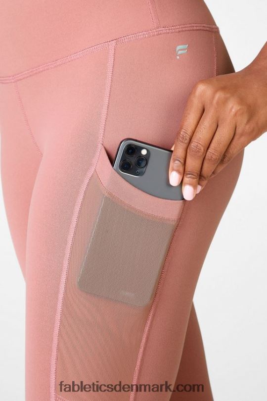 Fabletics Kvinder powerhold højtaljet capri 45 på farten PNX2T771 orkidé røg
