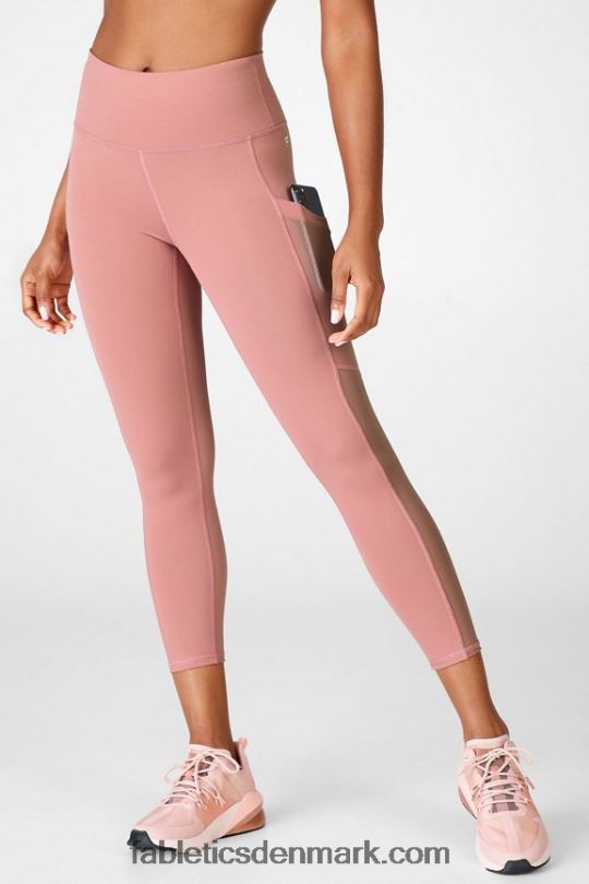 Fabletics Kvinder powerhold højtaljet capri 45 på farten PNX2T771 orkidé røg