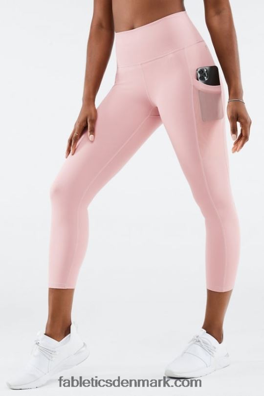 Fabletics Kvinder powerhold højtaljet capri 46 på farten PNX2T775 rosenblomst