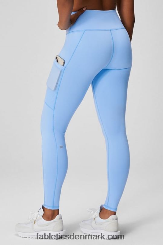 Fabletics Kvinder powerhold højtaljet legging på farten 38 PNX2T737 pink escape/flush orange