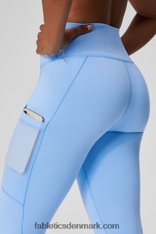 Fabletics Kvinder powerhold højtaljet legging på farten 38 PNX2T737 pink escape/flush orange