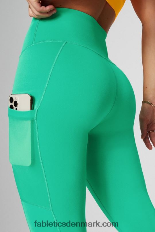Fabletics Kvinder powerhold højtaljet legging på farten 39 PNX2T738 hvid sort