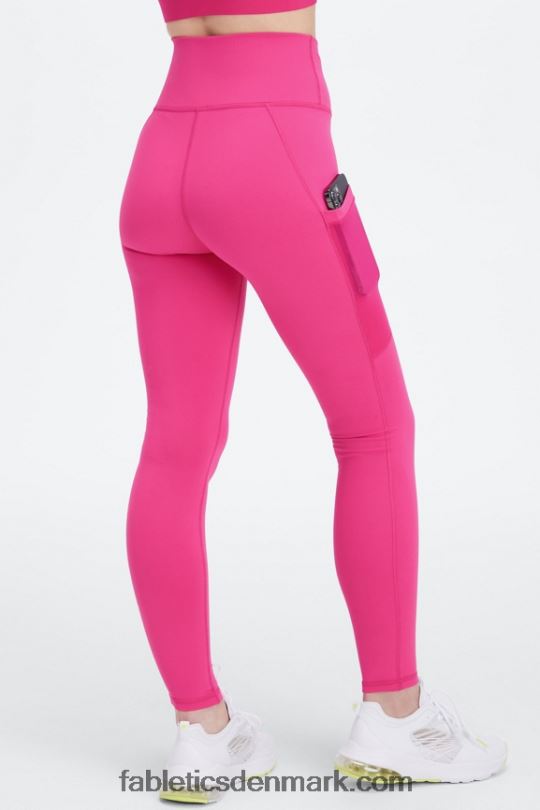 Fabletics Kvinder powerhold højtaljet legging på farten 41 PNX2T749 pilebark/ultraviolet