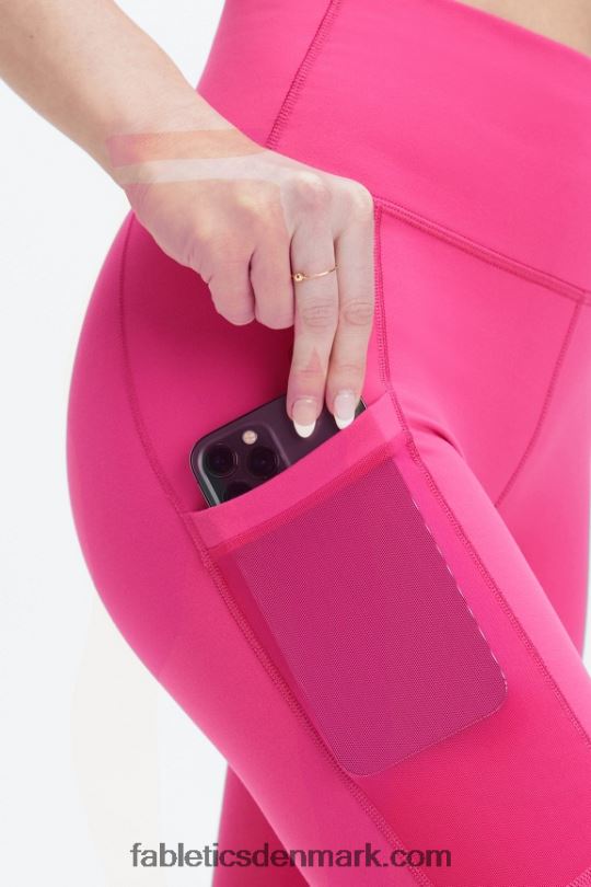 Fabletics Kvinder powerhold højtaljet legging på farten 41 PNX2T749 pilebark/ultraviolet