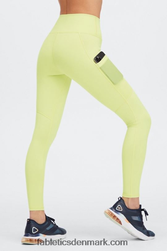 Fabletics Kvinder powerhold højtaljet legging på farten 41 PNX2T752 celeste/passion sommer galskab