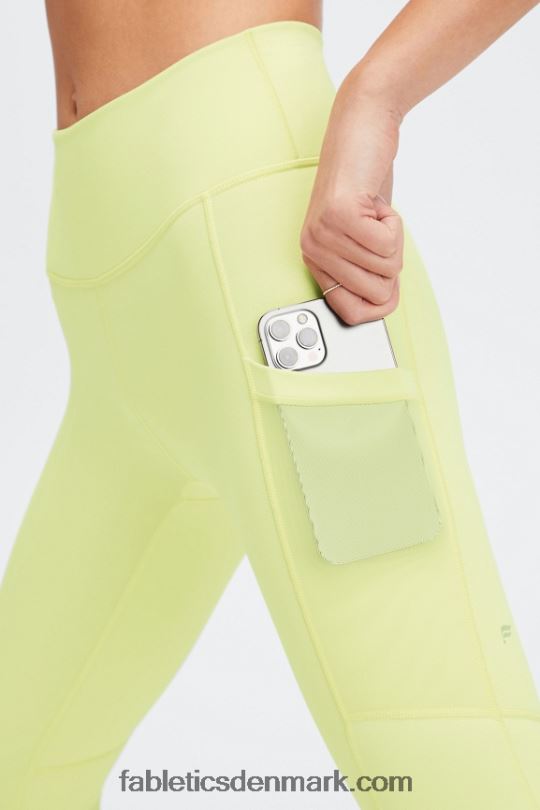 Fabletics Kvinder powerhold højtaljet legging på farten 41 PNX2T752 celeste/passion sommer galskab