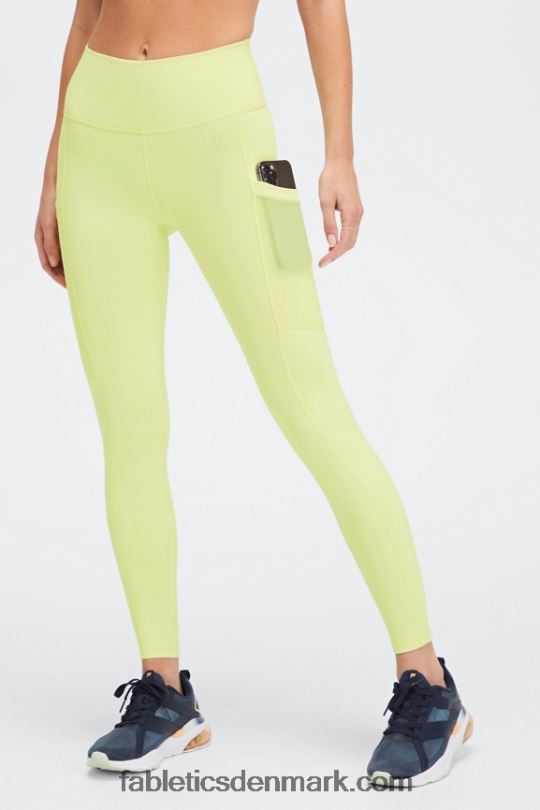 Fabletics Kvinder powerhold højtaljet legging på farten 41 PNX2T752 celeste/passion sommer galskab