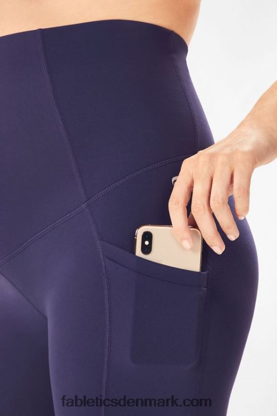 Fabletics Kvinder pureluxe højtaljet 7/8 leggings til gravide PNX2T950 afgrunden