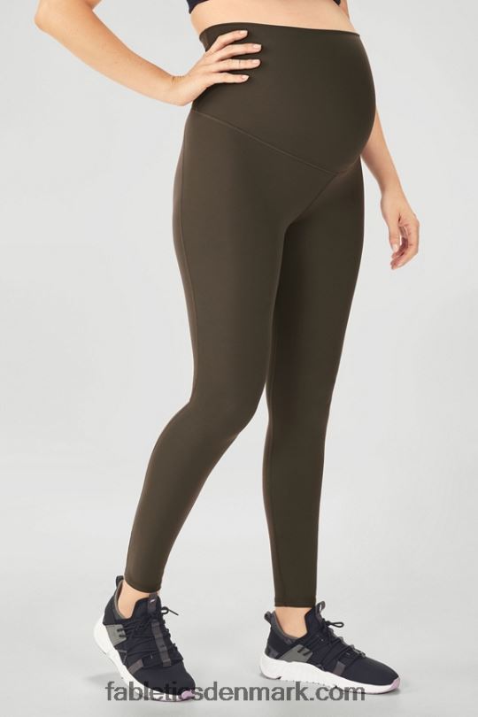 Fabletics Kvinder pureluxe højtaljet barselslegging PNX2T1322 hær