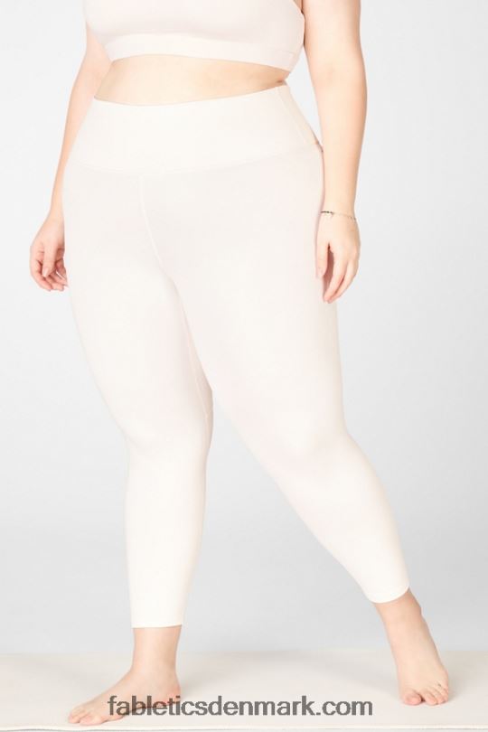 Fabletics Kvinder pureluxe højtaljet iriserende 7/8 legging PNX2T1174 perlemorsfarvet elfenben