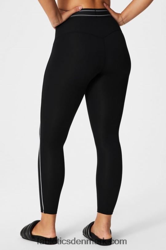 Fabletics Kvinder pureluxe ultra højtaljet 7/8 legging 64 PNX2T875 sort/klassisk hvid