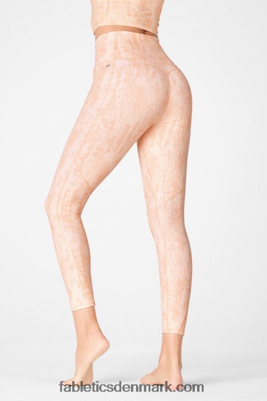 Fabletics Kvinder pureluxe ultra højtaljet 7/8 legging 67 PNX2T890 shibori stribe