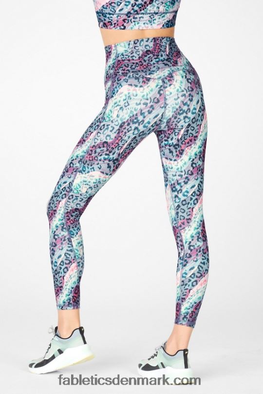 Fabletics Kvinder pureluxe ultra højtaljet 7/8 legging 67 PNX2T892 klitter