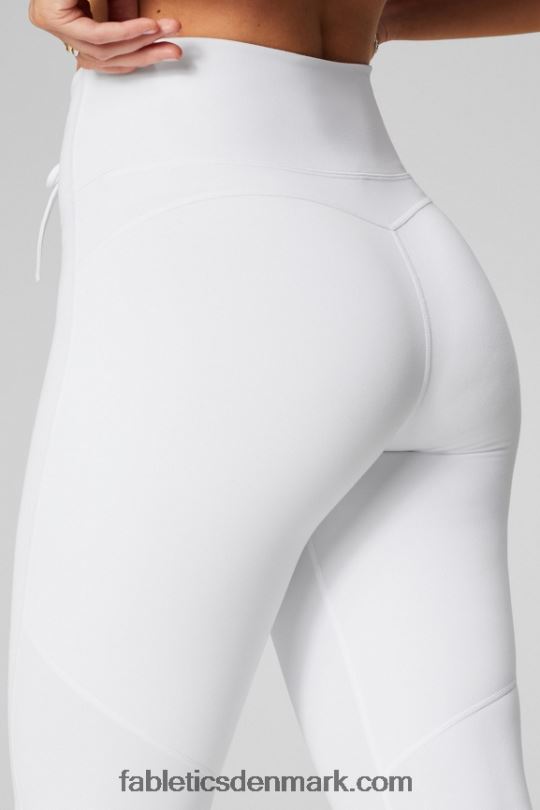 Fabletics Kvinder pureluxe ultrahøjtaljet rynket legging PNX2T870 klassisk hvid