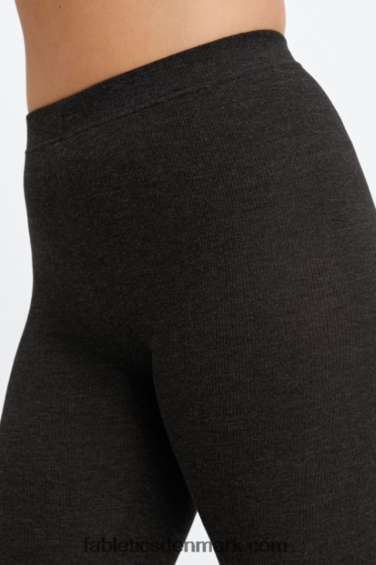 Fabletics Kvinder restoreknit ultra højtaljet 7/8 legging PNX2T1065 sort lyng