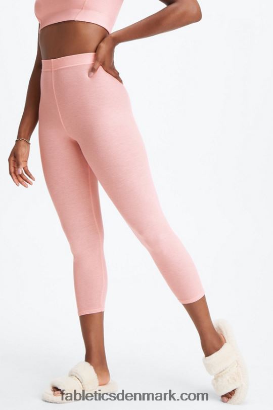 Fabletics Kvinder restoreknit ultra højtaljet 7/8 legging PNX2T1066 lyserød støvlyng