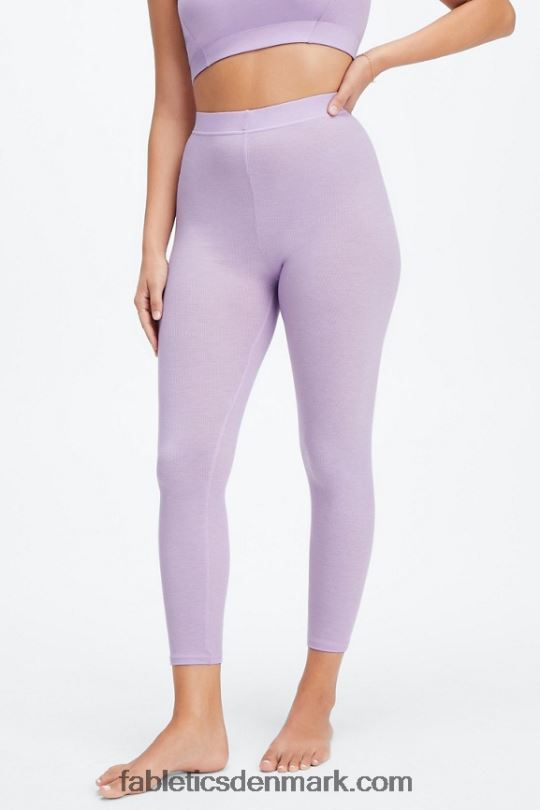 Fabletics Kvinder restoreknit ultra højtaljet 7/8 legging PNX2T1067 himmellilla lyng
