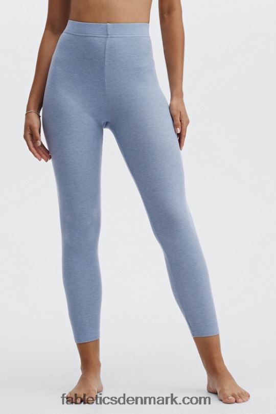 Fabletics Kvinder restoreknit ultra højtaljet 7/8 legging PNX2T1068 falmet denim