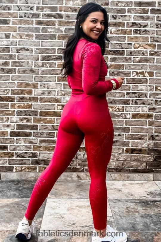 Fabletics Kvinder sømløs legging med høj talje PNX2T1088 dyb rød