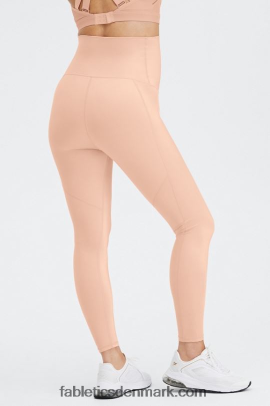 Fabletics Kvinder shine højtaljet barselslegging PNX2T1179 lyserød nuance glans
