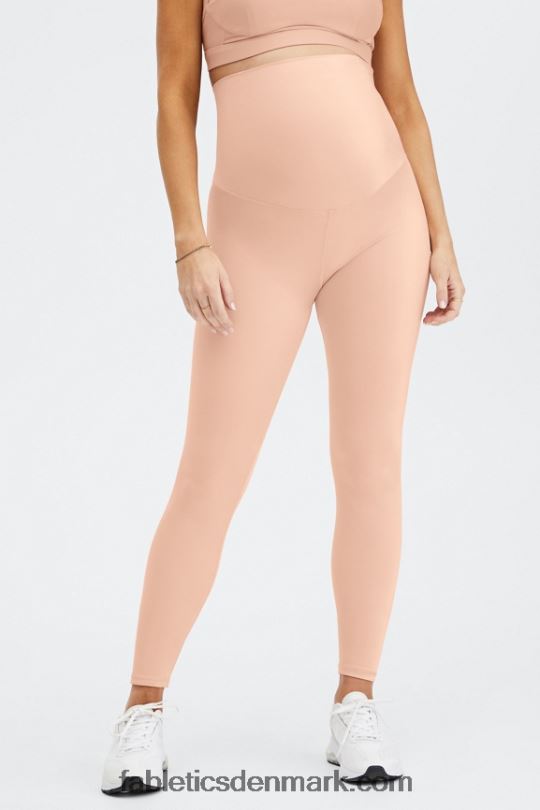 Fabletics Kvinder shine højtaljet barselslegging PNX2T1179 lyserød nuance glans