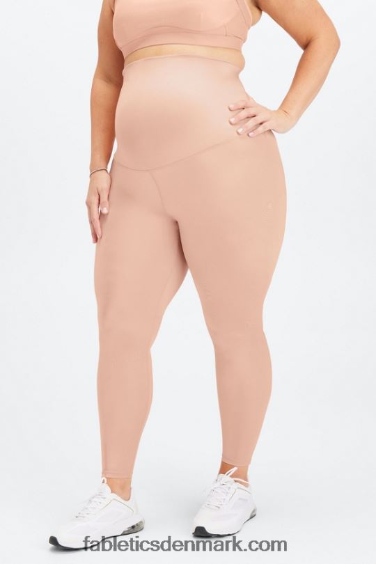 Fabletics Kvinder shine højtaljet barselslegging PNX2T1180 lyserød nuance glans