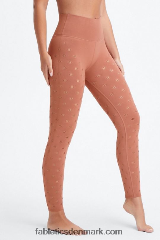Fabletics Kvinder skulpturel 7/8 legging med høj talje PNX2T1154 toffee