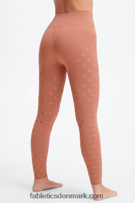 Fabletics Kvinder skulpturel 7/8 legging med høj talje PNX2T1154 toffee