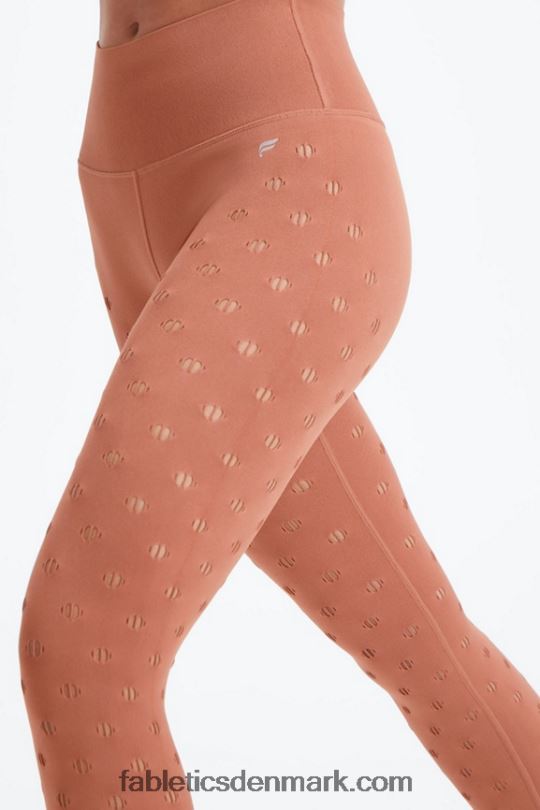 Fabletics Kvinder skulpturel 7/8 legging med høj talje PNX2T1154 toffee