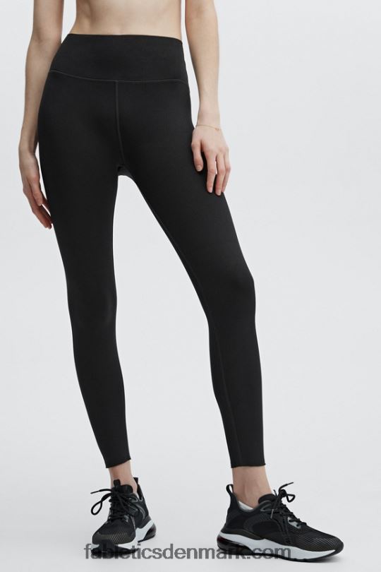 Fabletics Kvinder skulpturel 7/8 legging med høj talje PNX2T1155 sort